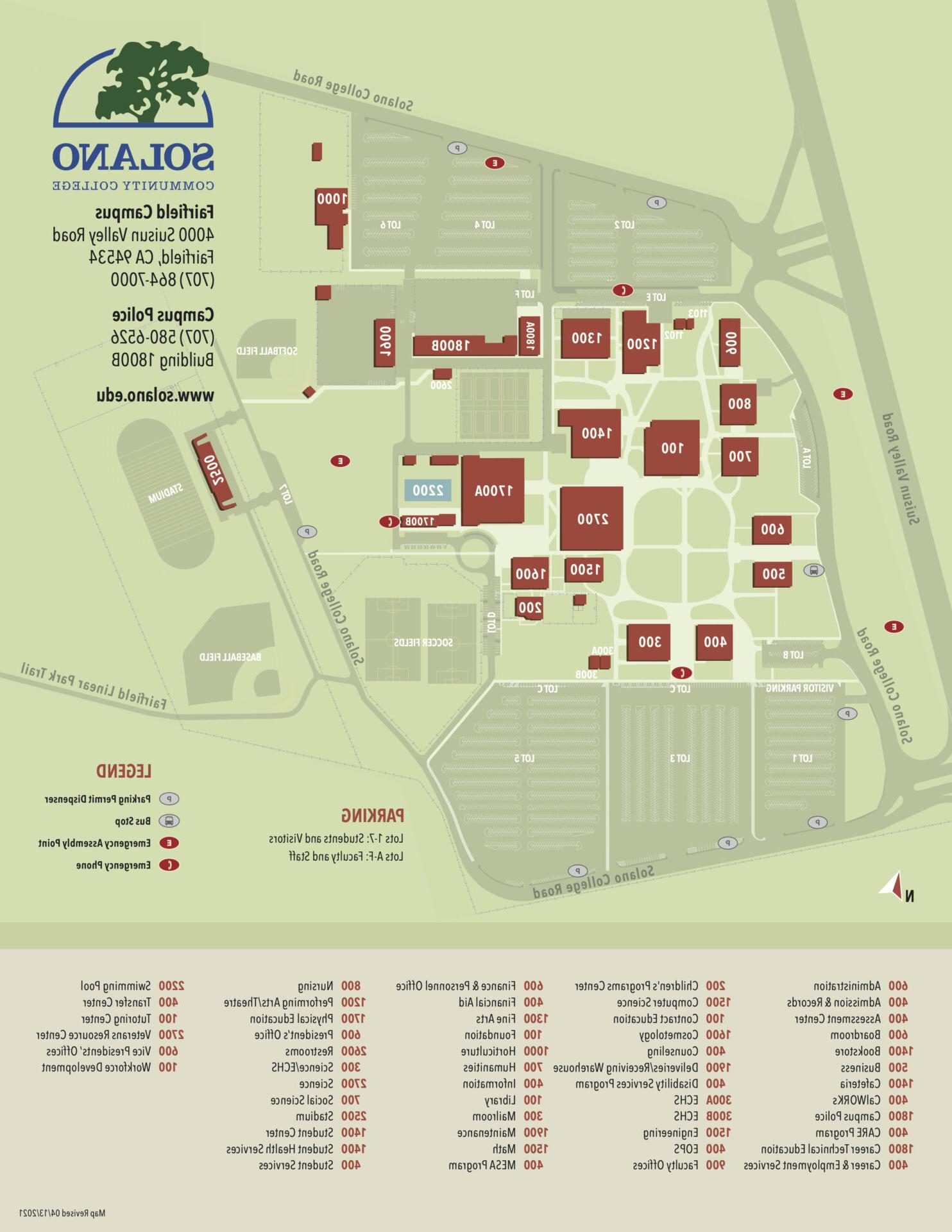Faifield Campus Map